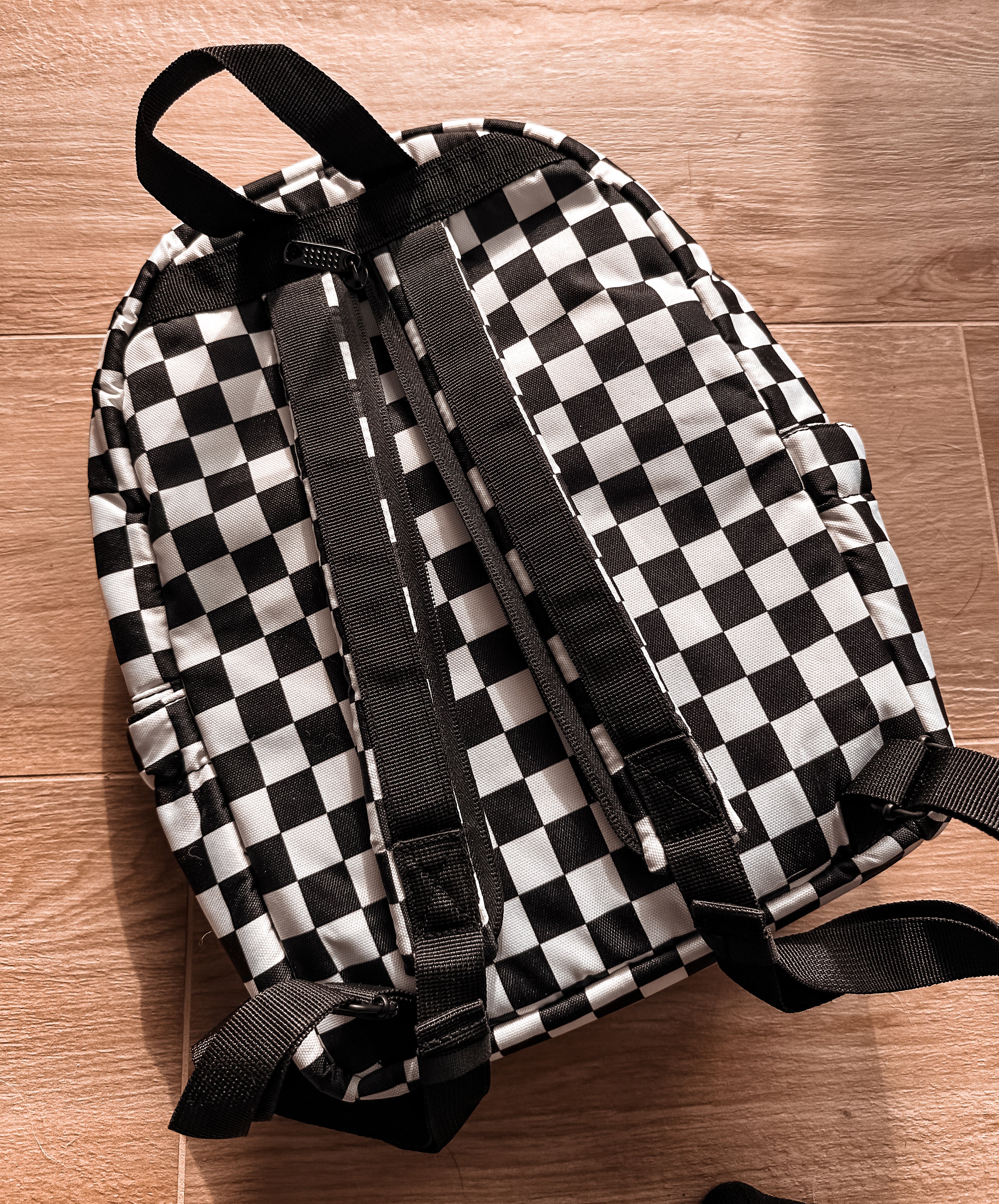 Checkered Basic Backpack
