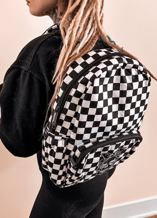 Checkered Basic Backpack
