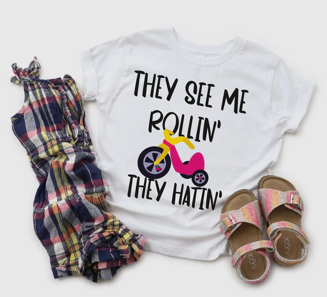 They see me rollin’ toddler t-shirt