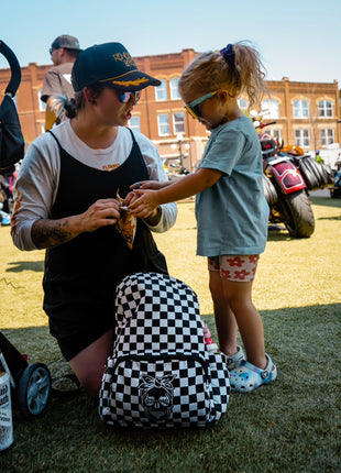 Checkered Basic Backpack