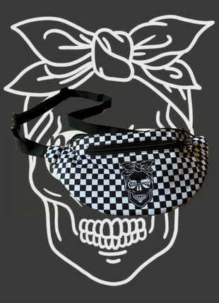 Checkered Cross Body Fanny Pack