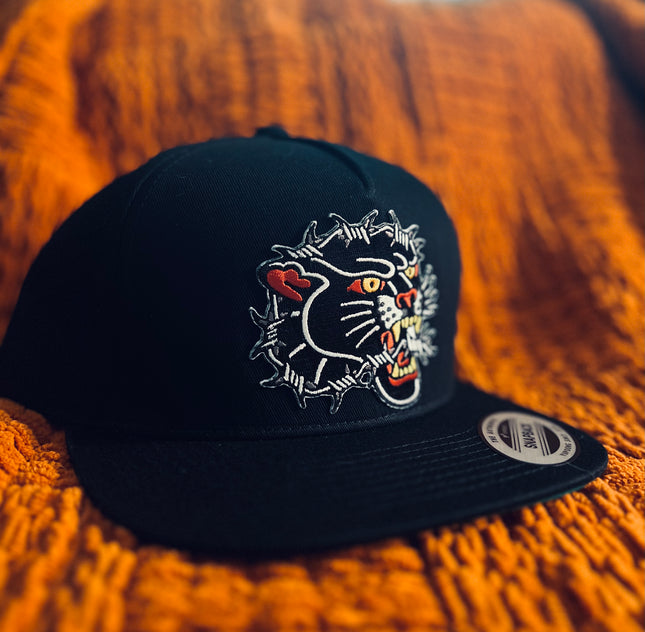 Barbed Wire Panther Snapback