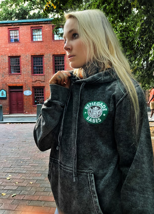 Renegade Café Mineral Wash Hoodie