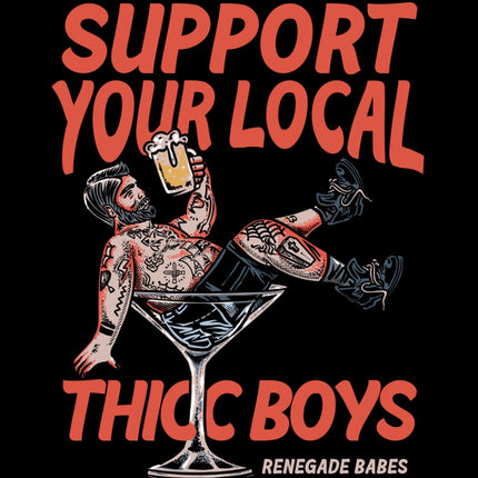 Thicc Boy Garage Banner