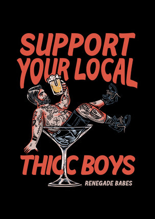 Thicc Boy Garage Banner