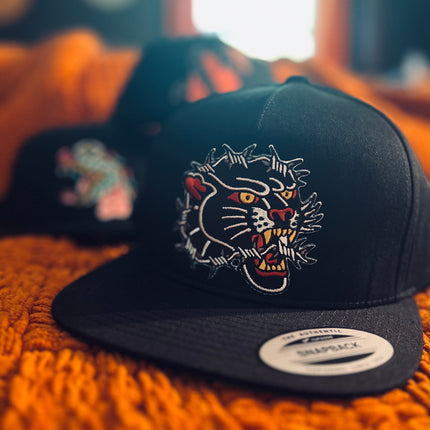 Barbed Wire Panther Snapback