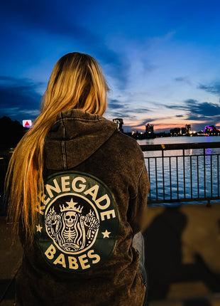 Renegade Café Mineral Wash Hoodie